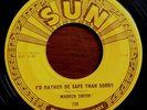 VG+ ROCKABILLY 45 / WARREN SMITH / SUN 239 / ROCK & ROLL RUBY / SAFE THAN SORRY