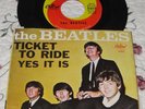 The Beatles-Ticket To Ride/Yes It Is-Vinyl 45 w/Picture Sleeve