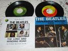 Two Beatles Vinyl 45s w/Pic Sleeves-The Long and Winding Road & Paperback Writer