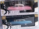 1/43 greenlight Elvis Presley Cadillac Fleetwood 1955 in pink OR original blue