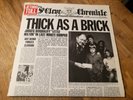 Jethro Tull LP Thick as a brick UK Chrysalis 1st press White i labels Newspaper