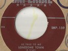 45 EP Rockabilly Ricky Nelson Be True To Me