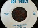BLACK GOSPEL / SOUL 45 / TONES OF JOY / YOU NEVER KNOW / EVENING / JOY TONES 555