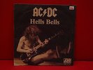 AC/DC PORTUGUESE SINGLE Hells Bells 7/45 *PROMO*  PORTUGAL UNIQUE SLEEVE RARE