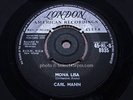 CARL MANN = Mona Lisa = EX = LONDON HLS 8935 = Popcorn Rock & Roll Dancer 1959 U