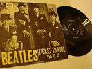 THE BEATLES Ticket To Ride SWEDEN EP SUÈDE UNIQUE PICTURE SLEEVE 1965