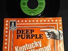 DEEP PURPLE Kentucky Woman / Hard Road * GERMAN GREEN ODEON 60s SINGLE*