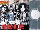 # Kiss FRIED ALIVE TRANSPARENT VINYL LIVE 1974/76 (EX+) RARE LP-M00283