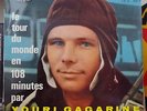 YOURI GAGARINE LE TOUR DU MONDE EN 108 MINUTES 25cm FRENCH LP LE CHANT DU MONDE