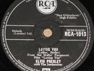 ELVIS PRESLEY TEDDY BEAR b/w LOVING YOU RCA 78 RPM E+ EXCELLENT PLUS GRADE