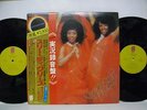 THREE DEGREES Live In Japan JAPAN ONLY 2LP 1975 w/OBI & Calendar ECPZ 23/24PH