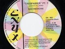 BAD MEDICINE 'Trespasser' Original Pressing US Enyx Deep Funk/Soul/Breaks 45