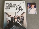 Minhyuk Monsta X Mwave Signed Guilty Album Part 2 Innocent Version