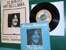 BEATLES GEORGE HARRISON SINGLE PROMO SHEET RADIO STATION ESPAÑA SPAIN ORIGINAL