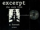 LP--THE CURE EXCERPT THE CURE LIVE //