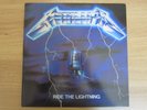 METALLICA - Ride The Lightning Korea Orig 1st Vinyl LP 1990 INSERT