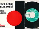GEORGES BRASSENS RARE EP DISQUE ROUGE CERCLE DAURE RADIO LUXEMBOURG ANDORRE