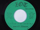 Crossover Soul/Funk 45 DORTHY JOHNSON If It's Not Love Don't Waste My Time HEAR