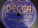 Decca 7198 Kokomo Arnold MODEL T WOMAN Mule Laid down And Died  E 78 rpm