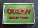 QUEEN  :  OFFICIAL 1979 ' CRAZY TOUR ' UK CONCERT PROMO ENAMEL PIN BADGE