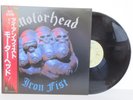 MOTORHEAD IRON FIST LP Japanese Pressing Vinyl VICTOR VIP-6824 + OBI