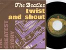 THE BEATLES Twist and shout 45rpm 7' PS 1976 MINT- The Greatest Story RE