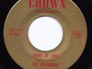 Doo Wop R&B 45 THE TREASURES Story Of Love/I Walk With An Angel Crown HEAR Rare