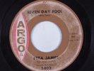 R&B Soul 45 ETTA JAMES Seven Day Fool ARGO HEAR