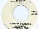 R&B GOSPEL  SPIRITUAL FIVE QUARTET  