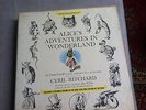 ALICE’S ADVENTURES IN WONDERLAND Cyril RItchard + BOOK RIverside US BOX 3-LP VG+