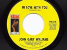 Sweet Soul 45 JOHN GARY WILLIAMS In Love With You/My Sweet Lord HEAR Stax