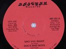 Funk Boogie 45 DOC'S BAD BOYS Sho You Right AROUSAL HEAR