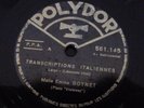 EMMA BOYNET transcriptions italiennes / POLYDOR