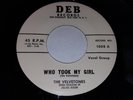 THE VELVETONES Who Took My Girl / Stars of Wonder 7