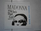 MADONNA 7 SINGLE 45 TOURS  WHO S THAT GIRL PROMO GERMANY 1987