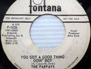 PARFAYS northernSoul 45 promoYOU GOT A GOOD THING GOIN BOY IN THE BEGINNING F410