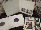 The Beatles White Album Vinyl LP w/ Rare White Discs and Poster, EX Cond.