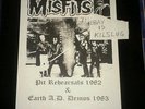 MISFITS - REHEARSALS AND EARTH AD SESSIONS IMPORT LP Punk HC KBD samhain NEW EX