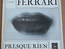 Ferrari - Presque rien - INA - GRM France 1980 N° 9104 fe