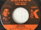 SOUL FUNK Marva Whitney KING 6283 This Girls In Love With You / He's The One 45