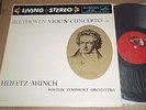 Heifetz/Munch BEETHOVEN Violin Concerto  - RCA LSC-1992 Shaded Dog 1S/1S