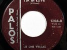 LEE SHOT WILLIAMS-I'M IN LOVE /THE MILLIONAIRE ON PALOS R&B BLUES 45-, HEAR