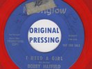 TEEN ORIGINAL: BOBBY HATFIELD-I Need A Girl/Hot Tamales MOONGLOW - RED WAX PROMO