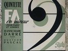 JM Darré Quatuor Pascal FRANCK Quintet for Piano & Strings PATHE DTX 123 LP Ed.1