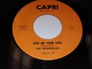 THE BONNEVILLES Give Me Your Love / Until You Say RARE DOO-WOP SOUL 45 Capri 102