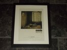Suede-Dog man star-Rare Original advert framed ready for your wall