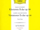 DGG SLPM-138053 Red Stereo SCHUBERT Piano Trio BEETHOVEN Vars TRIO DI TRIESTE NM