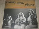 DAVID CROSBY GRAHAM NASH NEIL YOUNG - SAN FRANCISCO BENEFIT CONCERT - LP RECORD