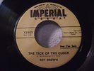 ROY BROWN The Tick of The Clock/Slow Down Little Eva - Jump Blues/Rock PROMO EX