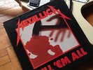 METALLICA Kill Em All Rare MISPRINT MEGAFORCE Vinyl Complete 1st Print silver